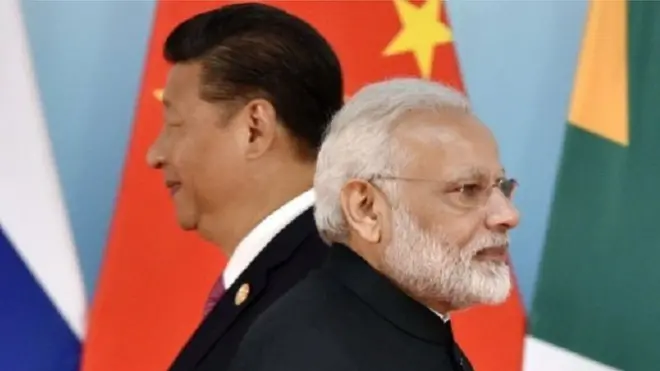નરેન્દ્ર મોદી અને શી જિનપિંગ