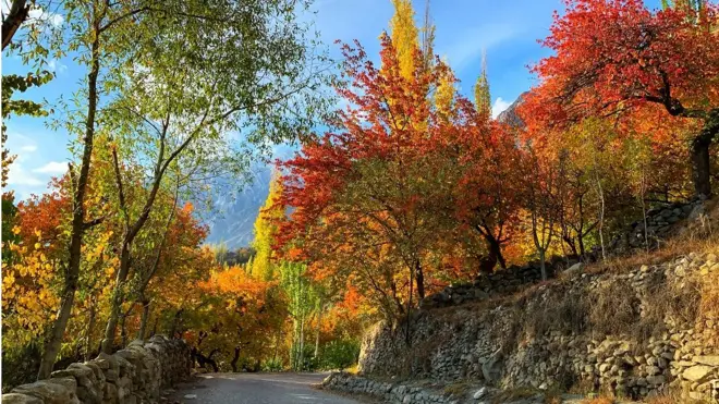 ہنزہ میں ایگلز نیسٹ کو جاتا یہ راستہ بذاتِ خود کسی جنت سے کم نہیں