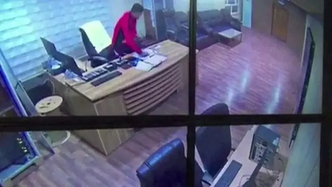 Control room of Darbankhan Dam in Iraq