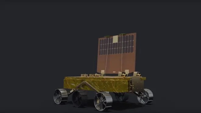 પ્રજ્ઞાન રોવરમાં સોલાર પેનલ લાગેલી છે