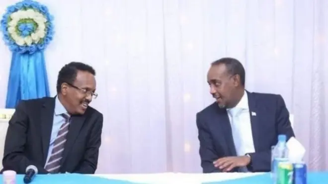 Madaxweyne Farmaajo iyo iyo Raysal Wasaare Rooble