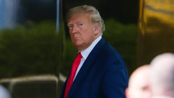 الرئيس الأمريكي السابق دونالد ترامب