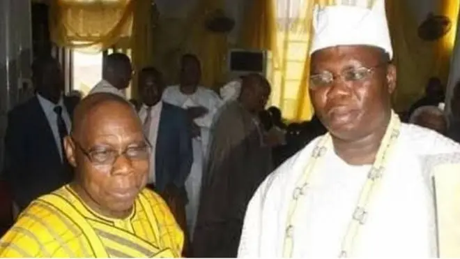 Oloye Olusegun Obasanjo ati Gani Adams