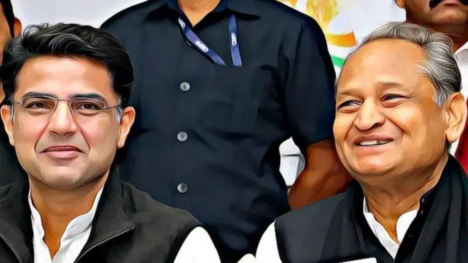 સચિન પાઇલટ અને અશોક ગહેલોત