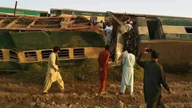 ٹرین حادثہ