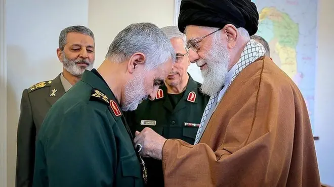 خامنه ای و سلیمانی