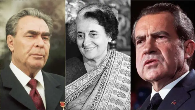 ব্রেজনেভ ইন্দিরা নিক্সন