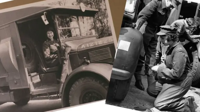 La future reine a appris à conduire et réparer les camions.