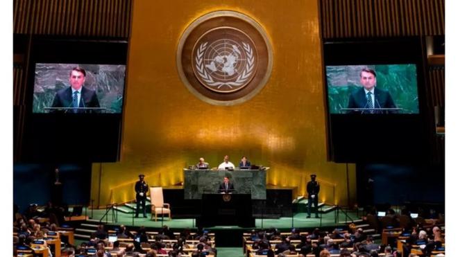 Jair Bolsonaro na ONU