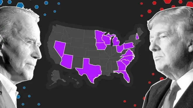 डोनाल्ड ट्रंप और जो बाइडेन