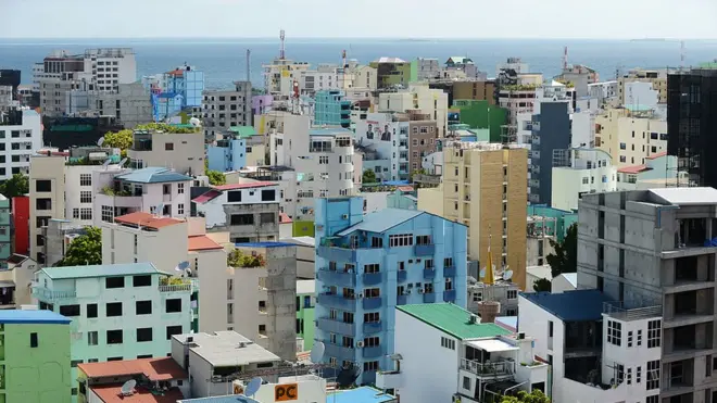 Malé, ibu kota Maladewa, adalah potret persoalan lahan saat ini