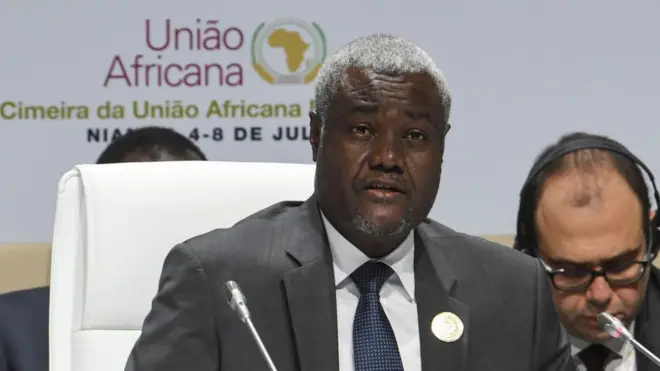 Le président de la Commission de l'Union africaine, Moussa Faki