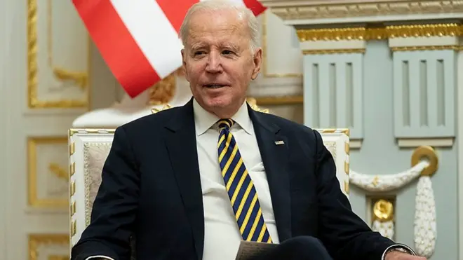 Президент США Джо Байден в Киеве