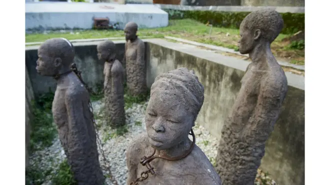 موقع سوق العبيد سابقا في زنجبار