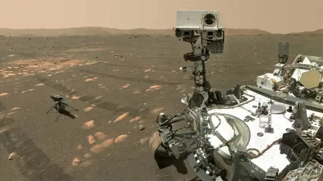 دا له یوې سیارې ځمکې ته د ازموینو لپاره د موادو د لېږد مهمه شېبه بلل کېږي.