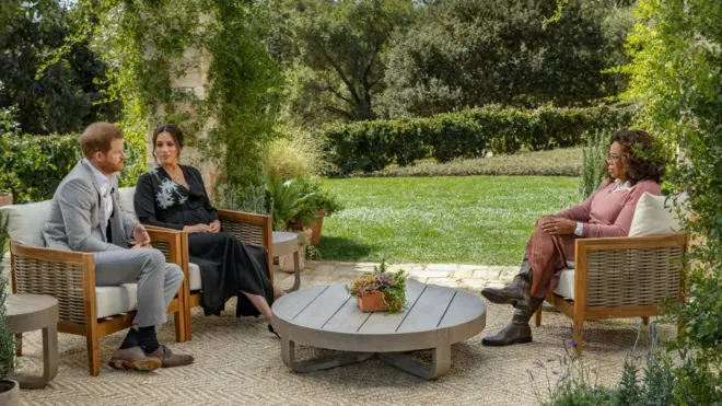La entrevista de Oprah Winfrey con el duque y la duquesa de Sussex se emitió este domingo en EE.UU.