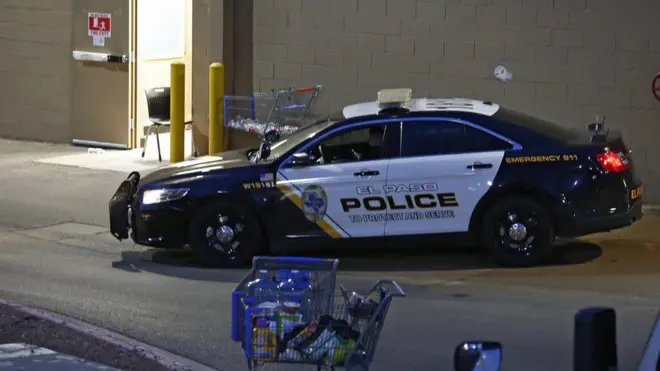 Carro de la policía de El Paso