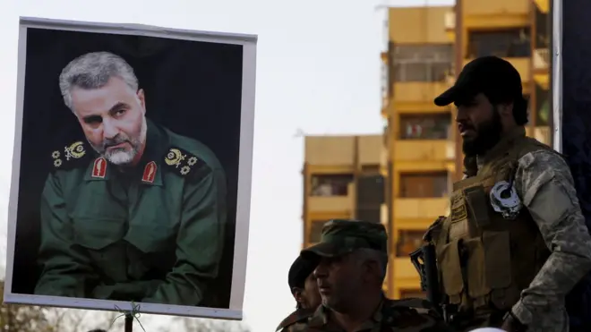 صورة لقاسم سليماني في بغداد