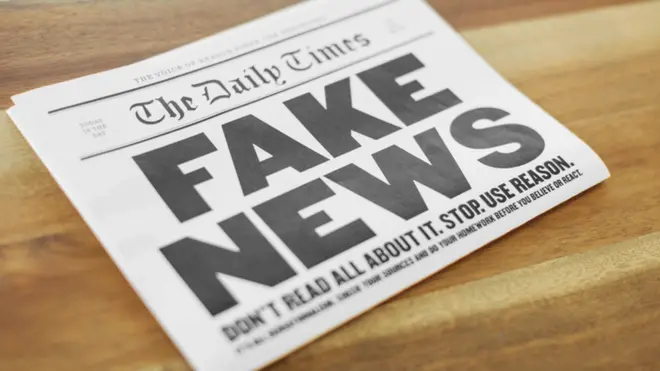 fake news as a headline