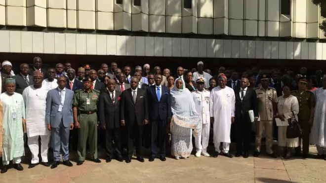 Government officials from Cameroon and Nigeria meet for Abuja for di 6th trans-border committee