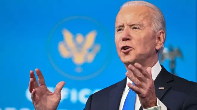 Biden, el 14 de diciembre