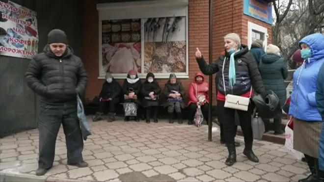 An argument about who is bombing whom, in Konstiantynivka