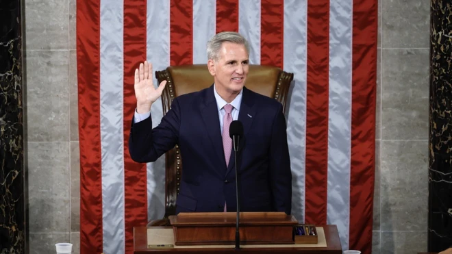 미국 신임 하원의장으로 선출된 공화당 케빈 매카시 원내대표