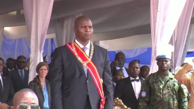 Le président Faustin-Archange Touadéra