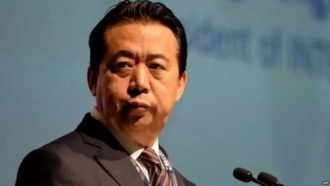 इंटरपोल के प्रमुख मेंग होंगवेई