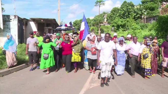 Mayotte est paralysé par une grève générale