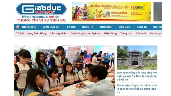 Ông Lê Duy Phong hiện đang giữ chức Trưởng ban Bạn đọc của báo Giáo Dục Việt Nam
