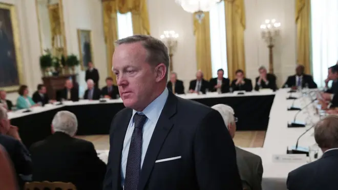 Ông Sean Spicer được cho là bất đồng về việc bổ nhiệm của tân Giám đốc bộ phận truyền thông Nhà Trắng, Anthony Scaramucci.