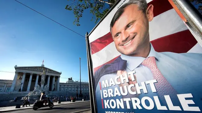 Austria podría dar a la Unión Europea (UE) su primer jefe de Estado de extrema derecha: Norbert Hofer.