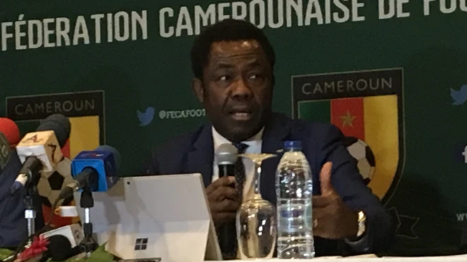 Veron Mosengo Omba na im give Cameroon Football Federation di carry go to continue dem waka