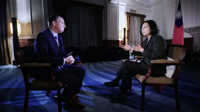 台湾总统蔡英文接受BBC记者沙磊（John Sudworth）专访完整版