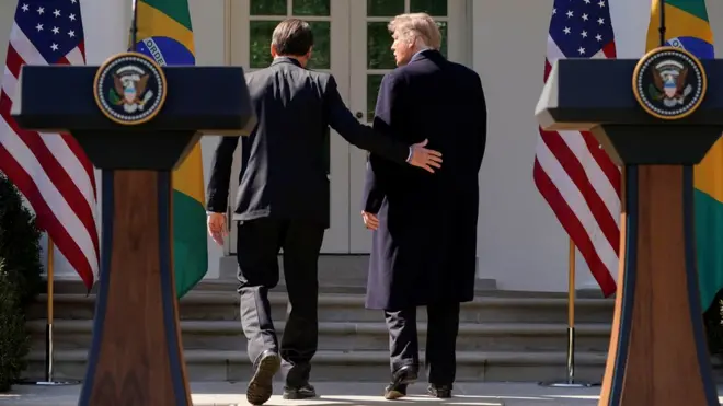 Bolsonaro e Trump