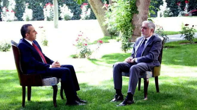 ښاغلی صالح د ۲۰۱۴ کال ټکنو کې د عبدالله ملاتړی و، خو اوس یې د مخالفې ټاکنډلې غړی دی