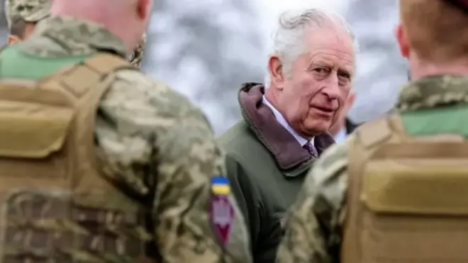 Король Чарльз відвідав бійців ЗСУ на навчаннях у Британії
