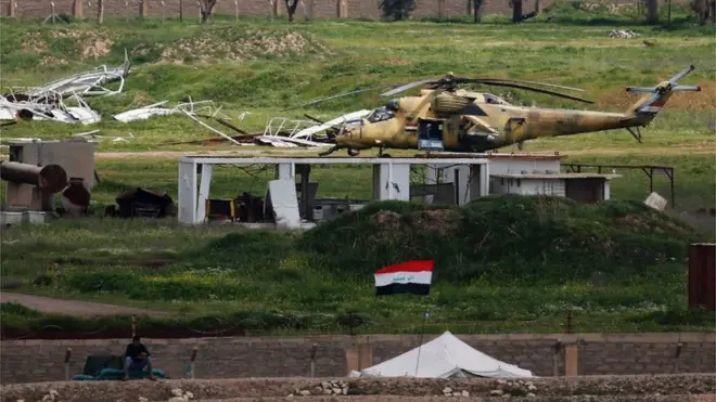 မိုဆူးလ်မြို့ကို ISတွေလက်က ပြန်သိမ်းနိုင်ဖို့ အမေရိကန် ဦးဆောင်တဲ့ ပူးပေါင်းတပ်ဖွဲ့တွေက အီရတ်တပ်ဖွဲ့တွေကို စစ်ကူပေး