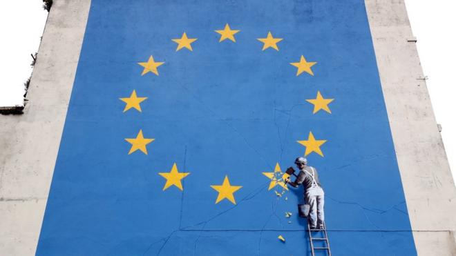 Mural del Brexit de Bansky