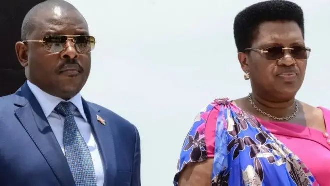 Pierre Nkurunziza na Denise Nkurunziza bafite abana batanu