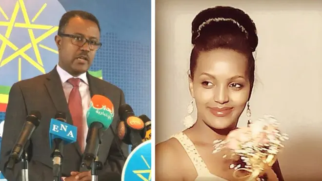 ሚንስትር ጉዳይ ወፃኢ ኢትዮጵያ ኣይተ ነብያት ጌታቸው (ፀጋም) ናዝራዊት ኣበራ (የማን)