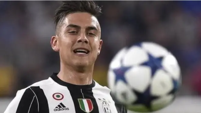 نجم نادي يوفنتوس الارجنتيني باولو ديبالا