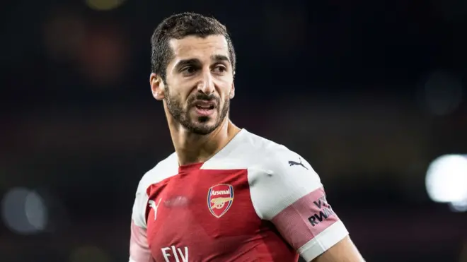 Arsenal's Henrikh Mkhitaryan