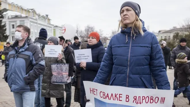 Участники акции ждут помощи от Владимира Путина