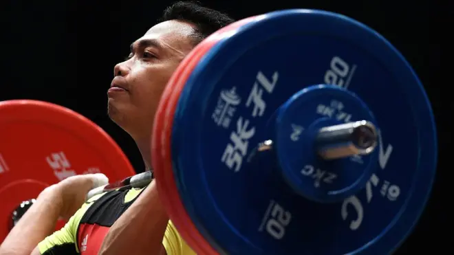 Eko Yuli tak mampu mempertahankan empat emas yang diraihnya secara berturut-turut sejak Sea Games 2007.