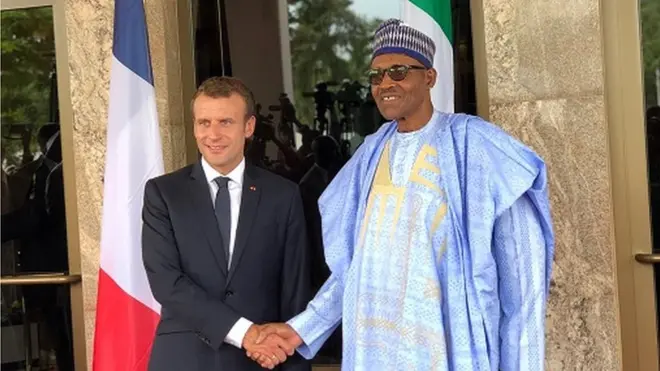 Macron arụbuola ọrụ na Naịjirịa