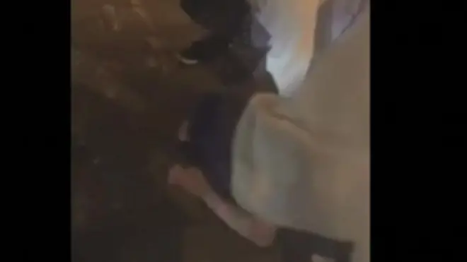 Saldırganın yakalndığı an