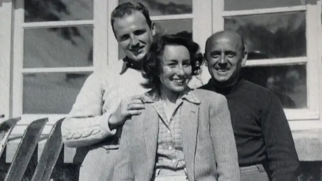 Marion en los Alpes.