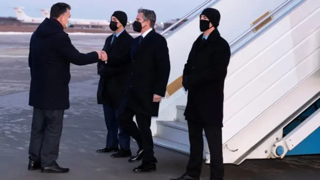 Зустріч Ентоні Блінкена в київському аеропорту